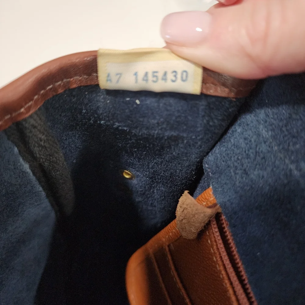 DOONEY & BOURKE VINTAGE PEBBLE LEATHER SATCHEL SHOULDER BAG